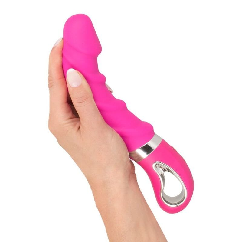 Soft Silicone Heated Vibrating G-Spot Dildo