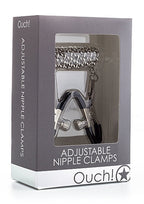 Ouch! Adjustable Nipple Clamps by Shots