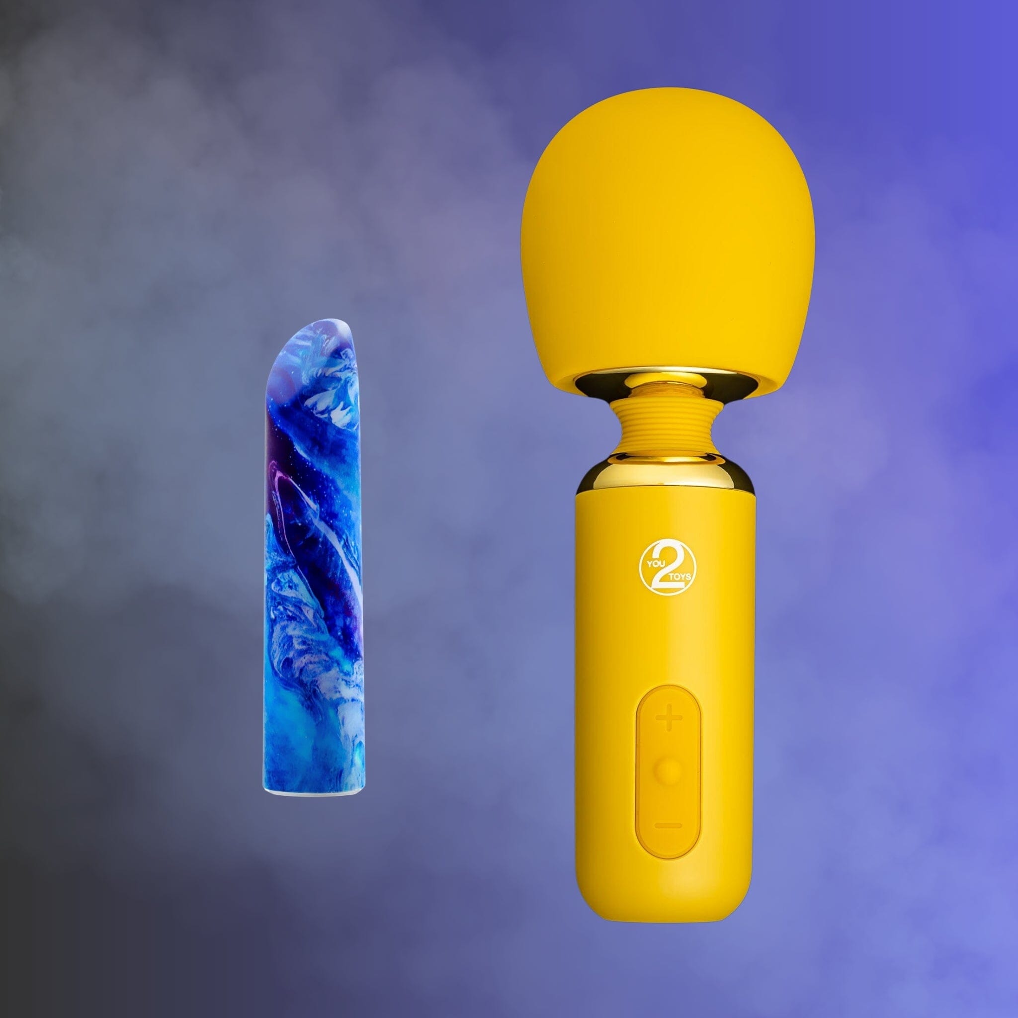 Power Vibe Azure Bullet + Favourite Wand Vibrator Bundle