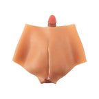 Realistic Penis Pants with Posable Silicone Dildo