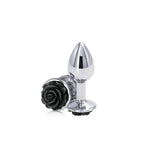 Rear Assets Black Rose Anal Plug by NS