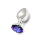 Rosebuds Stainless Steel Butt Plug - Heliotrope - 2 Sizes