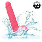 Rumbling & Thrusting Silicone Stud - Screwing + vibrating dildo