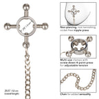Nipple Grips Rings with Chain