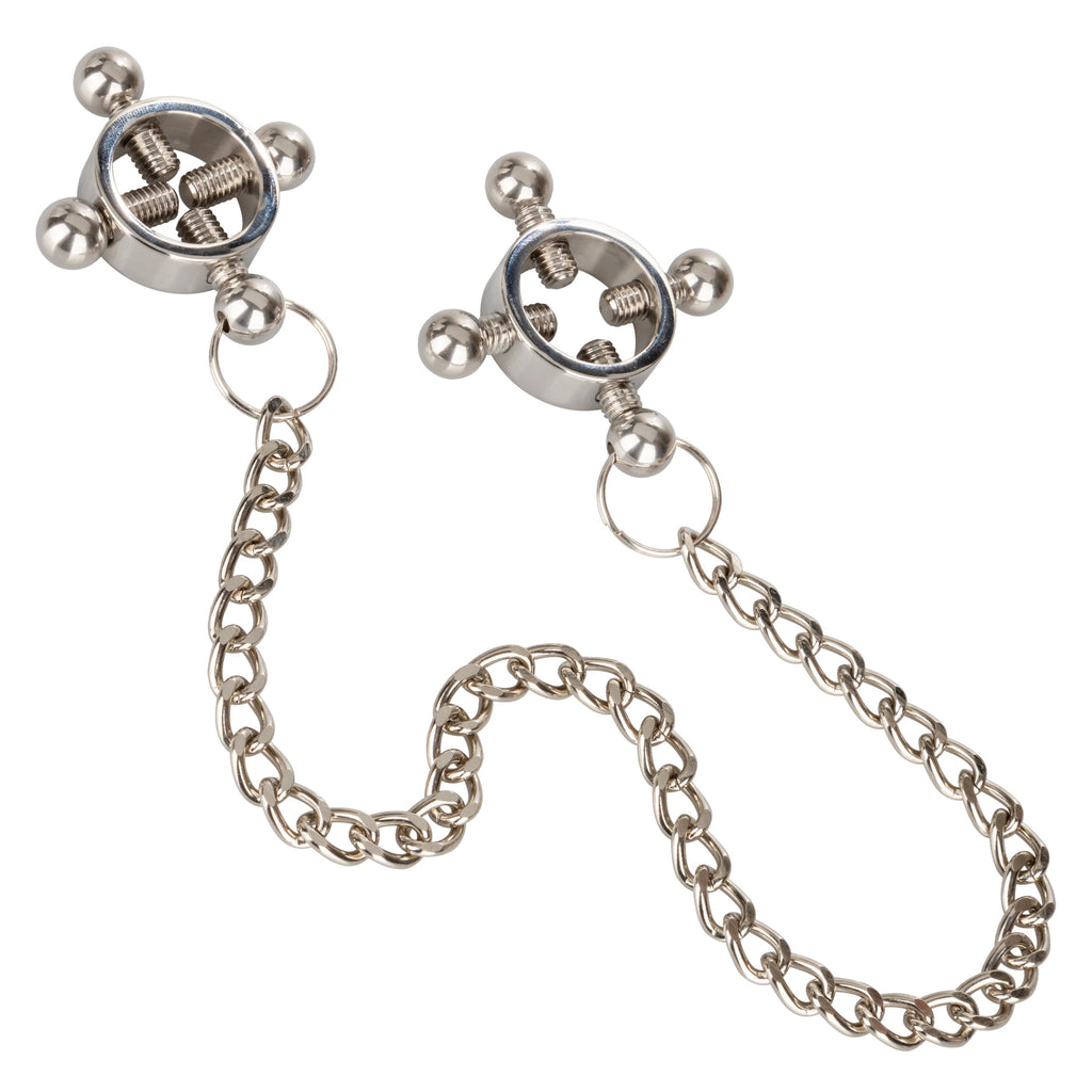Nipple Grips Rings with Chain