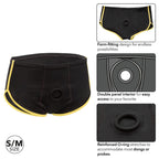 Boundless™ Black & Yellow Brief Strap-On Harness - Choice of 3 Sizes