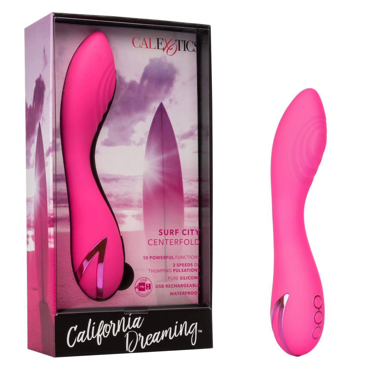 California Dreaming Surf City Centerfold - Thumping G-Spot Vibrator