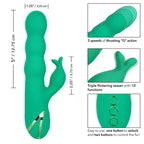 California Dreaming Sonoma Satisfier - Thrusting + Fluttering Rabbit Vibrator