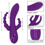 California Dreaming LB Bootylicious - Triple-Stimulation Rabbit Vibrator