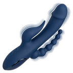 III Triple Orgasm - Fluttering Rabbit Vibrator with Anal Beaded Probe
