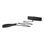 Midnight Lace Collar and Leash by Sportsheets