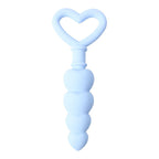 Sex In The Shower Silicone Heart Anal Beads