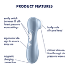 Blue Pro 2 + Cosmic Dual-Density Dildo Bundle