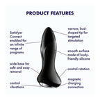 Satisfyer Rotator Plug 1+ Connect App - Rotating, Vibrating Anal Plug