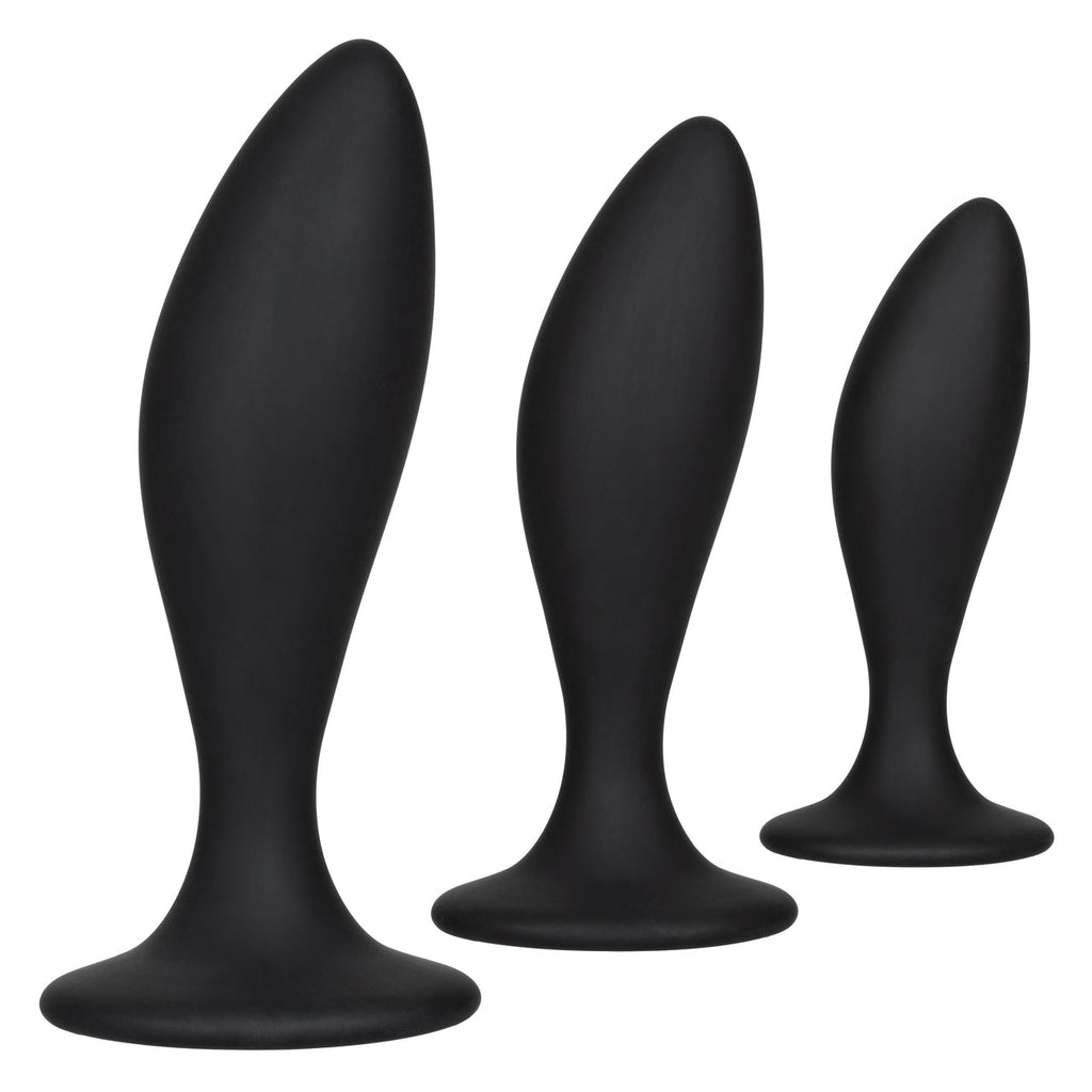 Silicone Anal Curve Kit - 3 Butt Plugs