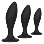 Silicone Anal Curve Kit - 3 Butt Plugs