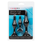Silicone Anal Starter Kit - 3 Butt Plugs