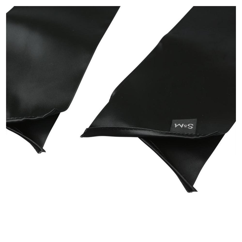 Black Silky Sash Restraints