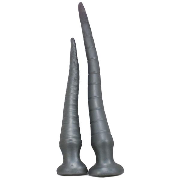 SquarePegToys® Slink™ Ripple SuperSoft Silicone Depth Probe - 2 Sizes