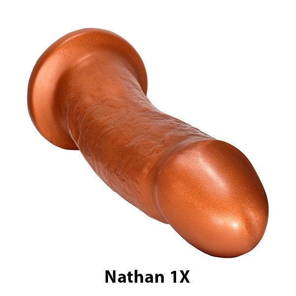 SquarePegToys® Nathan Harness - SquarePegHole™, SuperSoft Silicone Dildo