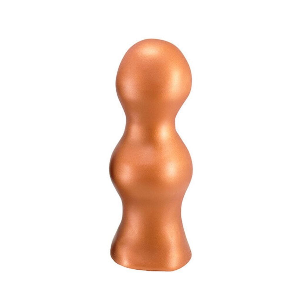SquarePegToys® Double Scoop - SuperSoft Beaded Anal Plug
