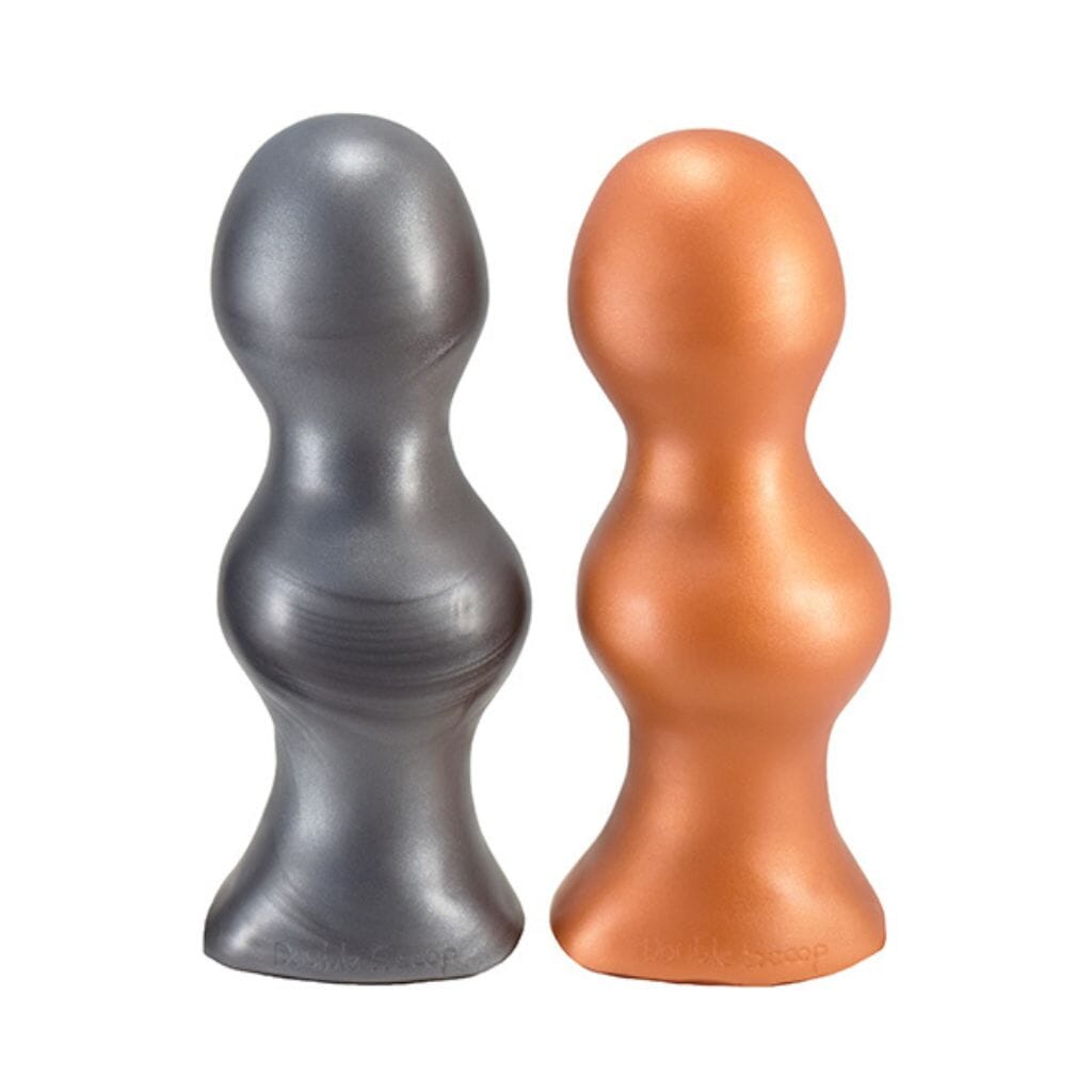 SquarePegToys® Double Scoop - SuperSoft Beaded Anal Plug