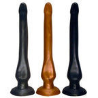 SquarePegToys® The Slim Plugged Deep-Throat Plug, SuperSoft Silicone