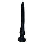 SquarePegToys® The Slim Plugged - Firmer Black Deep-Throat Plug