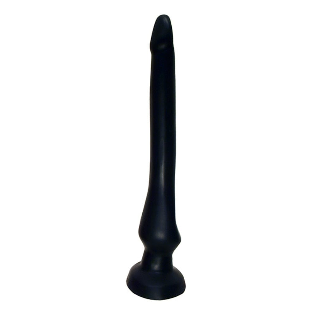 SquarePegToys® The Slim Plugged - Firmer Black Deep-Throat Plug