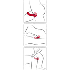 Triple Teaser Strapless Strap-On with Remote