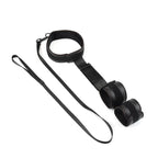 Vegan Fetish Wrist to Collar Restraints