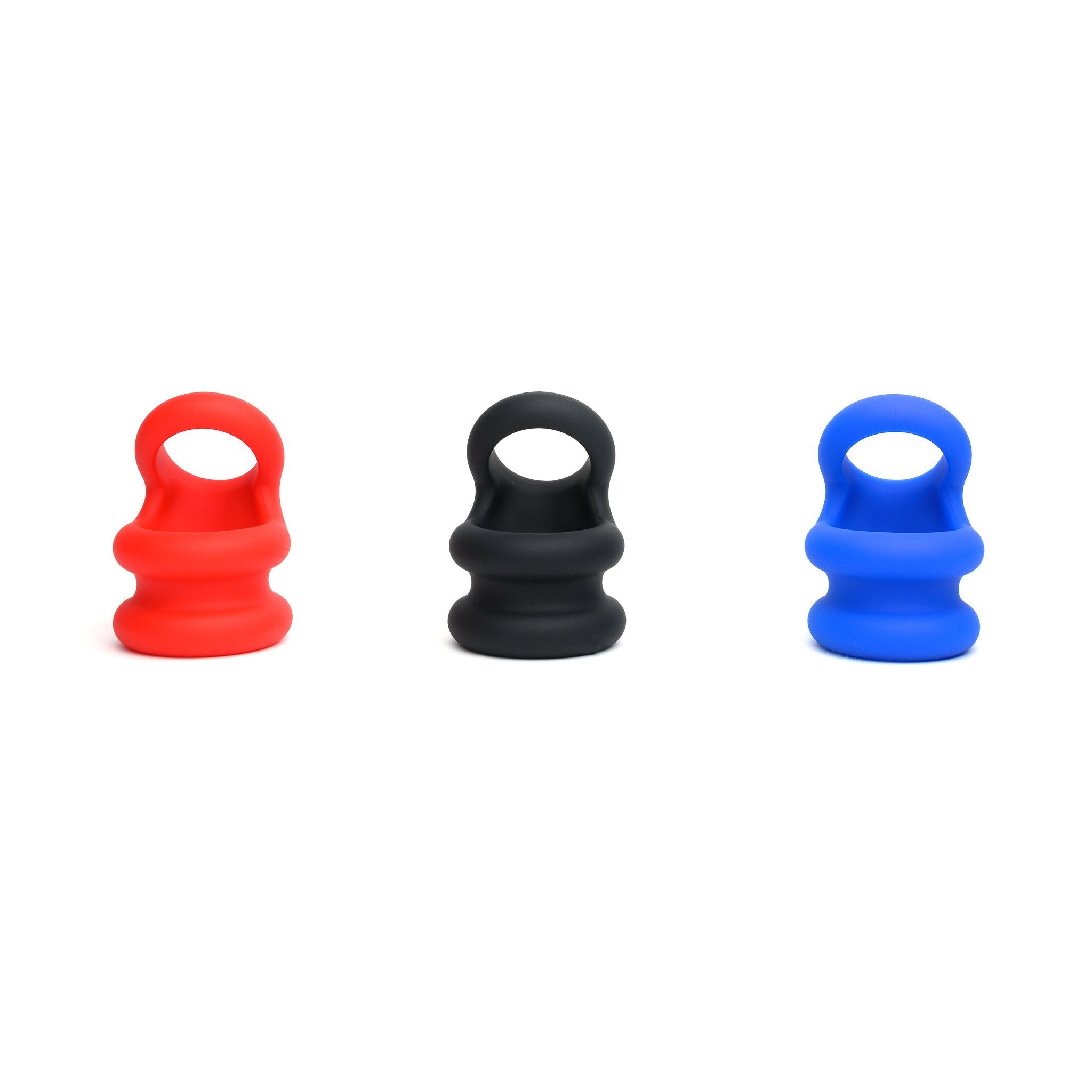 Switch Hitter Silicone Cock Ring + Ball Stretcher Combo