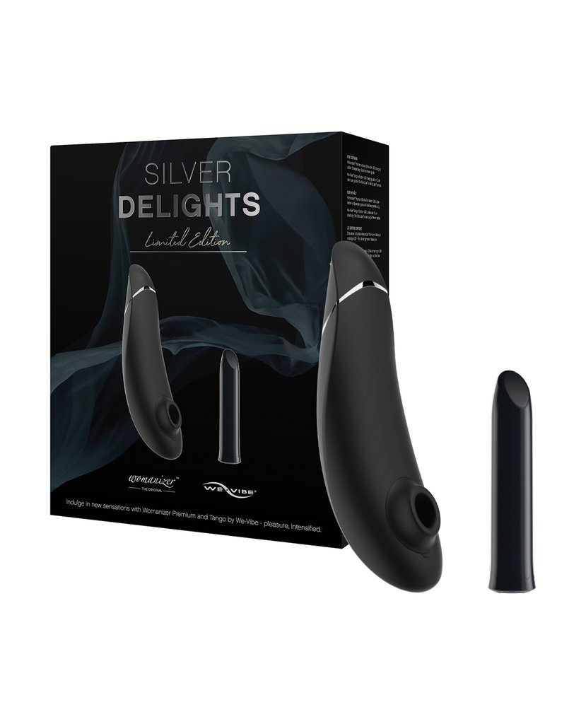 Silver Delights Collection - Womanizer Premium + We-Vibe Tango Bundle