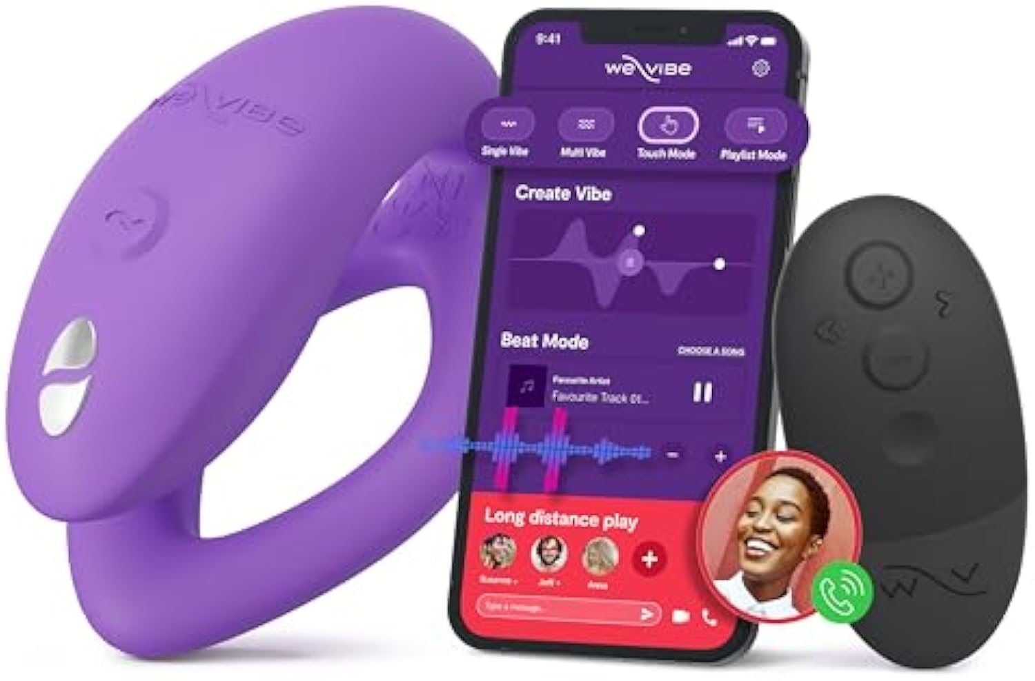 We-Vibe Sync O Couples Vibrator Wearable Remote Control