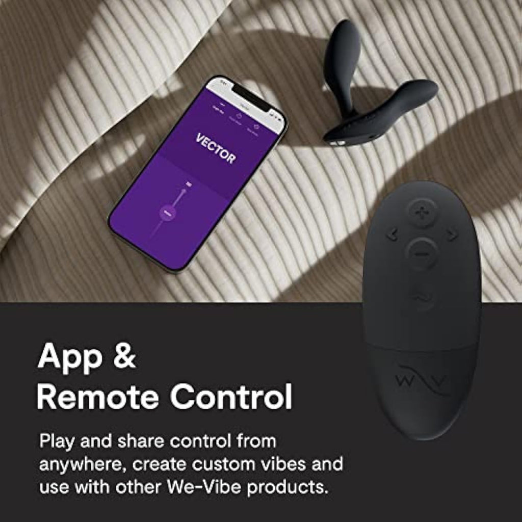 We-Vibe Vector+ Vibrating Butt Plug Adult Sex Toy