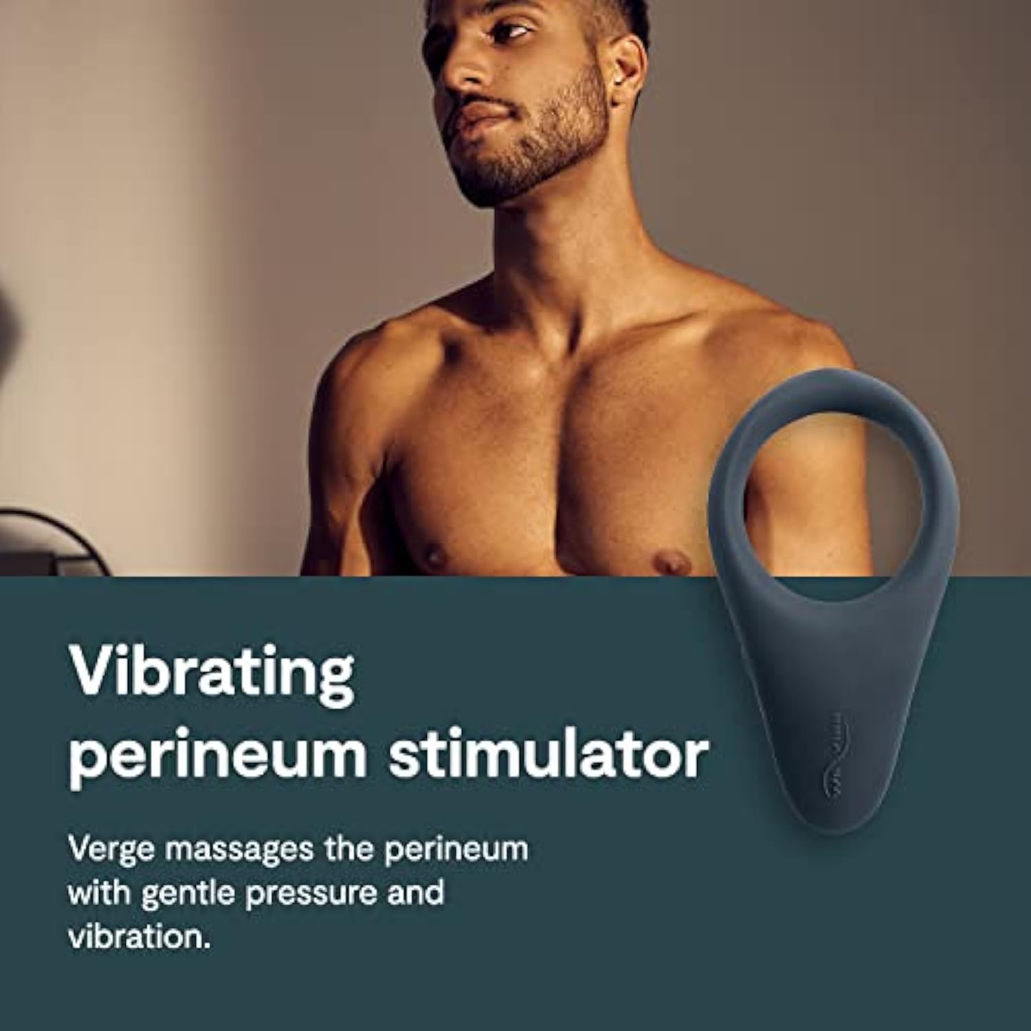 We-Vibe Verge Vibrating Cock Ring Adult Toy Men's Perineum Vibrators