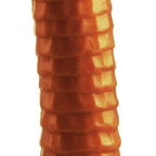 SquarePegToys® Worm - Long Anal Toy in SuperSoft Bronze Silicone