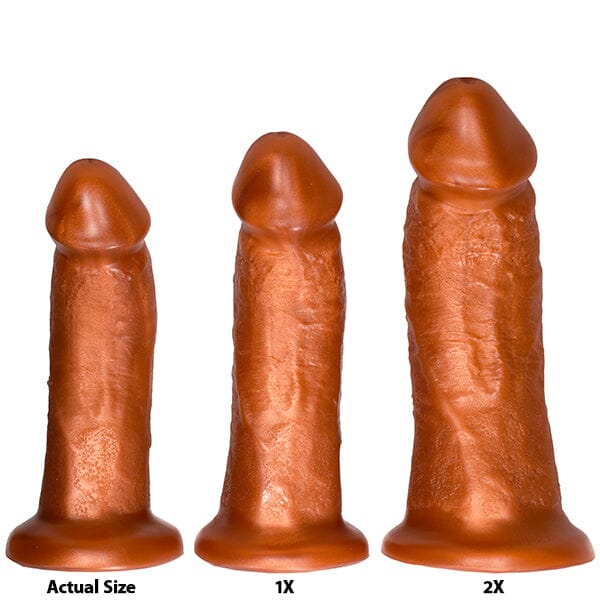 SquarePegToys® Wyatt Harness - SquarePegHole™, SuperSoft Silicone Dildo