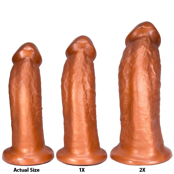 SquarePegToys® Wyatt Harness - SquarePegHole™, SuperSoft Silicone Dildo
