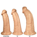 SquarePegToys® Wyatt Harness - Suction Cup, SuperSoft Silicone Dildo