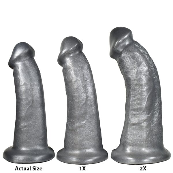 SquarePegToys® Wyatt Harness - SquarePegHole™, SuperSoft Silicone Dildo
