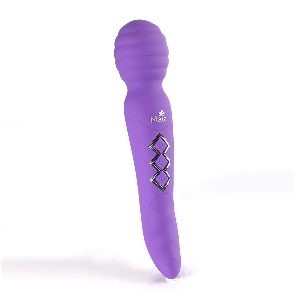 Maia Zoe Dual-Ended Vibrator - Wand and G-Spot Vibe