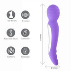 Maia Zoe Dual-Ended Vibrator - Wand and G-Spot Vibe