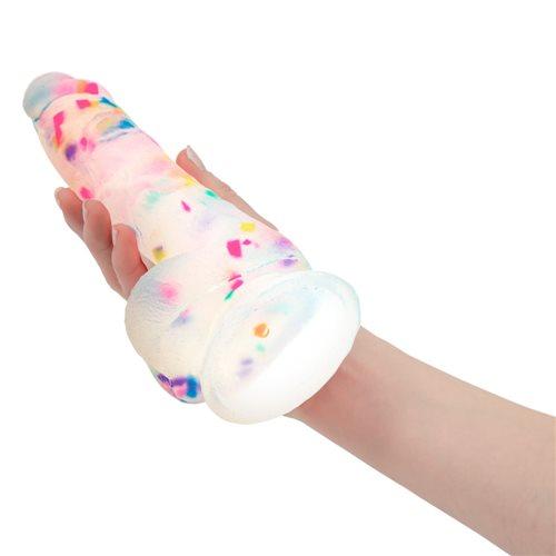 BMS Party Marty Silicone Confetti Dildo with Suction Cup