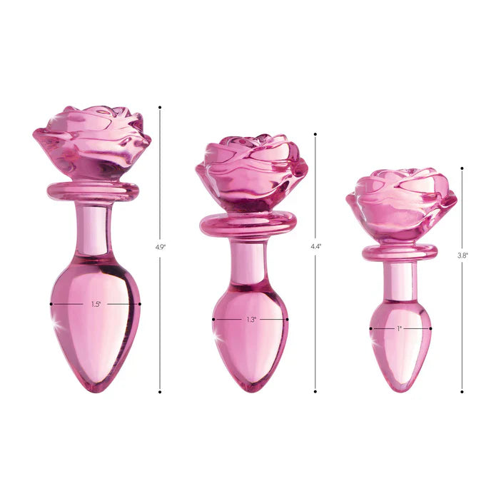 Booty Sparks Pink Glass Rose
