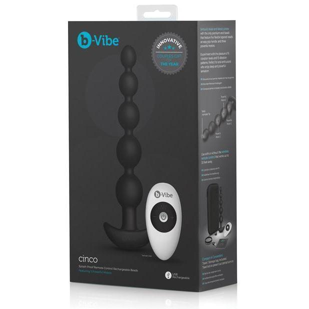 b-Vibe Cinco Remote Control Anal Beads