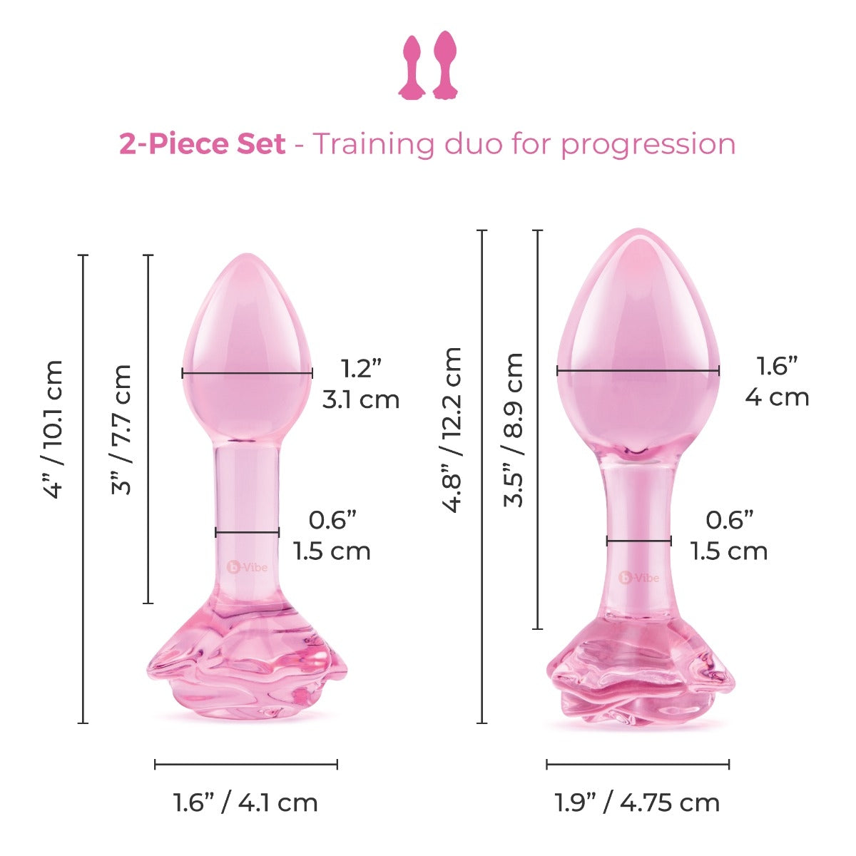 b-Vibe Pink Roses Training Set