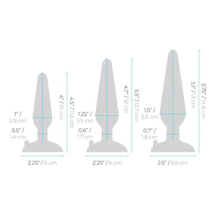 b-Vibe Anal Training 3-Piece Kit