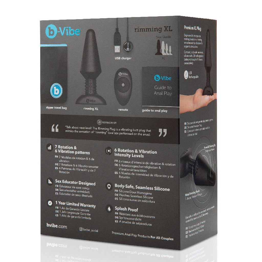 b-Vibe XL Rimming Plug