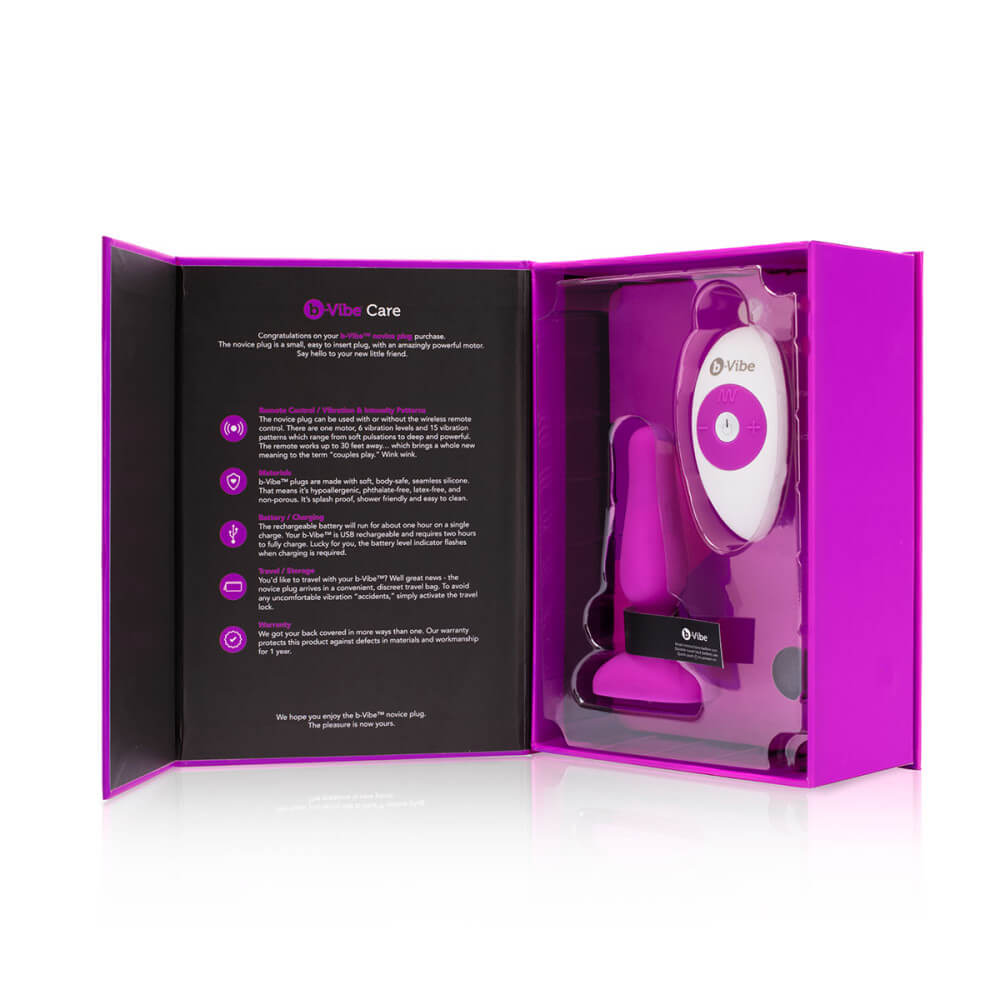 b-Vibe Remote Novice Plug